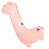 Almohada Larga de Dinosaurio Unicornio Linda para Niñas para Dormir en la Cama con las Piernas Dobladas Juguete de Peluche Muñeca de Tela Desmontable y Lavable