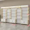 Prateleira de Cosméticos Display Rack Multicamadas Gabinete de Exibição de Produtos para Salão de Beleza Skincare Salão de Unhas Barbearia Gabinete de Exibição