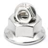 Tuerca de Brida de Acero Inoxidable 304 Rosca Inversa Superficie de Brida Tornillo Izquierdo Tuerca Dentada Fabricante Mayorista M4/M6/M8