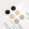 Material para brincos DIY feito à mão wafer transparente clássico retrô preto e branco bolinhas onda acrílico acessórios de joias atacado