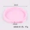 Forma Redonda de Silicone para Bolo de Camada 4 polegadas 3 Furos Forma Redonda para Bolo Assadeira Pão Ferramenta Multifuncional para Assar