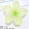 Brillo Fino Hielo Transparente Flor de Cinco Pétalos Accesorios DIY Pegamento Cremoso Funda para Teléfono Móvil Caja de Papelería Pasador Diadema Parche de Refrigerador de Resina