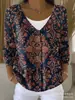 Nova blusa de moletom com botões, gola V, manga longa, estampada em 3D, estilo personalidade, solta, para outono e inverno, jaqueta suéter para mulheres