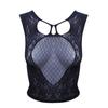 Los Chalecos de Malla Sexy más Vendidos de Amazon para Mujer, Red de Pescador, Diamantes Flash Transfronterizos, Europeos y Americanos, Comercio Exterior, Venta al por Mayor de Fabricantes de Amazon