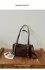 Bolsa de almofada minimalista de moda retrô transfronteiriça, acabamento fosco estilo francês outono/inverno, tendência de nicho, bolsa de ombro versátil