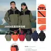 2026 Nueva Chaqueta de Montañismo Impermeable a Prueba de Viento Otoño Invierno Ropa de Abrigo Cálida Ropa de Trabajo Ropa Empresarial Impresión de LOGOTIPO Personalizado