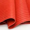Folhas de borracha nitrílica verde com listras largas e estreitas, usadas para vedação de portas e janelas, amortecimento, isolamento e resistência ao desgaste; atacado de um fabricante de alta qualidade
