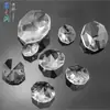 AliExpress venda quente 14mm contas de vidro furo duplo contas octogonais cortina de porta pingente de iluminação adereços de casamento corrente de contas decorativas