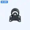 Ruedas giratorias universales de 2 pulgadas para muebles, 1.5 pulgadas, 2.5 pulgadas, 3 pulgadas, doble rodamiento, tornillo de varilla de oro con freno