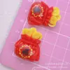 Bolsa de la suerte de Año Nuevo lingote de oro accesorios de resina pinza para el pelo tocado joyería DIY funda de teléfono flor para zapato material de pegamento de crema lote