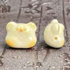 Fruta de Marfim Fruta Crua Carvão Grelhado Escultura Desenho Animado Ornamentos Fofos Acessórios DIY Acessórios Pulseiras com Contas e Brinquedos Atacado