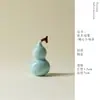 Adornos Colgantes de Calabaza Pequeña de Colores, Mascotas de Té Cerámicas Creativas Colgantes Pequeños, Mini Adornos Decorativos Elegantes de Alta Gama