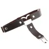 Accesorios Transfronterizos de Cuero PU Ecológico Anillos para Piernas con Forma de Corazón Punk Harajuku Europeo y Americano Anillos para Piernas de Street Dance Punk Tobilleras Ligas