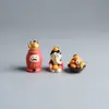 ZAKKA Mercearia Japonesa Artesanato em Resina Enfeites Decorações para Casa Gato Laranja Acessórios para Interior de Carro