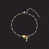 Pulsera de Acero Inoxidable Retro Simple con Letra Inglesa de Amor Transfronteriza para Mujer Pulsera de Goteo de Aceite Pulsera de Letras Dropshipping