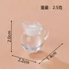 Set de Leche Fresca Realista Juguete de Comida en Miniatura Adorno de Resina Simulación Leche Decoración de Casa de Muñecas DIY Adorno Pequeño de Escritorio