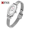 Reloj de Mujer Ofns Más Vendido, Delgado y Retro, Correa de Malla Impermeable, Simple y Elegante para el Viaje Diario, Reloj de Cuarzo para Mujer de Gran Valor