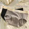 Ropa Interior Estilo Lencería Pura Retro para Mujer, Cintura Media-Alta, Control de Abdomen, Cubre Cadera, Transpirable y Cómoda, Calzones para Niñas, Venta al por Mayor Transfronteriza