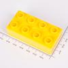 Partícula grande compatível com Huimei cliente feliz 2 x 4 tijolo grosso/8 furos plástico blocos de construção de partícula grande acessórios a granel AliExpress