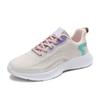Sapatos Esportivos e de Lazer Femininos Atacado Primavera e Outono Novos Vazados Malha Única Tecido Fly Baixo Corte Solado Macio Leves Tênis de Corrida Femininos