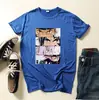 Camiseta de Anime Naruto Camiseta de Anime Japonés Naruto alrededor para hombres y mujeres de manga corta
