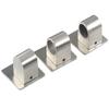 Base de assento de tubo de aço inoxidável Ft304 tubo redondo de 19mm assento esquerdo e direito assento do meio acessórios para tubos cozinha barra suspensa assento de fixação