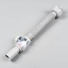 Ralo de Pia Galvanizado com Tampa de Borracha, Isolamento de Odor, Tubo de Drenagem Universal Espessado para Fileira Horizontal e Vertical
