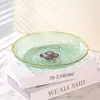 Prato de Cristal Criativo Moderno Prato de Frutas Cesta de Frutas Sala de Estar Mesa de Centro Nórdico Moderno Simples Prato de Doces Prato de Frutas Secas