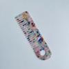 Peine de Placa de Acetato de Moda Europea y Americana de Amazon, Patrón Exquisito Mármol, Peine para el Cabello Antiestático para Mujeres