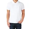 Cuello de solapa 230g poliéster algodón entretejido 35% Algodón 65% poliéster manga corta polo 3D bordado polo de trabajo