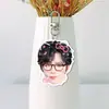 Llavero Acrílico Blanco de Doble Cara de Liu Yuning, Colgante para Bolsa de Fan, Colgante para Mochila, Merchandising de Celebridad, Personalizable con Tu Propia Imagen