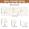 Pegatinas de pared temáticas de dibujos animados transfronterizas con animales lindos, pájaros, nubes blancas y globos aerostáticos, adecuadas para decorar habitaciones de bebé; Papel tapiz autoadhesivo de PVC