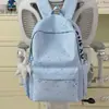 Mochila Cielo Estrellado Azul con Bruma de Sal Marina para Estudiantes de Secundaria y Primaria, Mochila Ligera de Gran Capacidad para Mujeres para Viajes y Uso Diario
