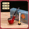 Novo Cachimbo de Resina Mais Vendido Cigarro de Uso Duplo Clássico Curvo Pote de Metal Removível e Lavável Cachimbo para Prática de Iniciantes Venda Direta