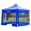 Tienda de campaña cuadrada para puesto tela a prueba de viento toldo exterior de cuatro esquinas impermeable cálido a prueba de viento tela transparente generación pelo