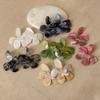 Pendientes de Super Hada Tinta Flor Grande para Mujer Retro Nicho Diseño Exagerado Atmosféricos Elegantes Pendientes Combinables Pendientes