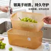 ¡Guau, esta cesta escurridora antibacteriana de PP con iones de plata es perfecta para lavar verduras, escurrir agua, preparar alimentos y limpiar frutas en la cocina!. Es una herramienta versátil para drenar y prevenir la acumulación de agua