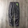 Pantalones Cargo Deportivos Rectos Cómodos Elásticos con Múltiples Bolsillos para Hombre Estilo Outdoor Europeo y Americano Pantalones Largos Casuales de Exportación