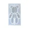 Molde de Aperto de Hamster Fofo Molde de Garra de Gato Caseiro DIY Molde de Silicone de Urso Vela Artesanal de Gesso