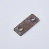 Conector de tubo quadrado sem solda inserto interno encaixe por pressão chapa de aço em forma de C grampo de fixação de junta fixador em forma de U acessórios para móveis