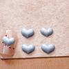 Celebridade da Internet Glitter Fino Coração Desenho Animado Acessórios de Nail Art Fofos Resina Coração de Pêssego Acessórios de Unha Vestíveis Feitos à Mão DIY Pequenos Acessórios
