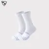 Calcetines de Baloncesto con Gradiente de Letras para Hombre de Caña Alta Tubo Largo Americano Profesionales Prácticos Calcetines de Élite Suela de Toalla Engrosada Antideslizante Transfronterizo