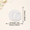 Parches bordados de letras y números con lentejuelas blancas más vendidos transfronterizos, adhesivo termofusible para decoración de ropa, sombreros y embalaje