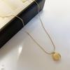 "Serie de Alto Lujo" de Moda Transfronteriza Acero Inoxidable Chapado en Oro de 18 Quilates Collar Sencillo Elementos de Letras con Fragancia Cc, Etc