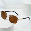 Óculos de Sol Sem Armação - Lançamento 2024 - Moda Masculina para Dirigir, Pescar e Viajar - Proteção Solar