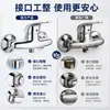 Válvula mezcladora de agua fría y caliente de montaje superficial para baño, grifo de ducha de pared de doble orificio, cabezal de ducha electrochapado, venta al por mayor transfronteriza