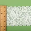 Borda de Renda de 8cm, Borda de Renda Elástica Ondulada, Acessórios de Renda para Vestidos de Casamento, Em Estoque