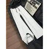 Pantalones deportivos de retazos a cuadros estilo americano con bloques de color para hombre, pantalones finos de pierna recta para verano, ajuste limpio, pantalones deportivos casuales de pierna curva
