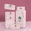 Mini Toallitas Húmedas, Toallitas Húmedas Mini Portátiles para Estudiantes y Bebés, Mini Toallitas Húmedas Especiales para Limpiar Manos y Boca al Salir