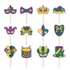 Decoración Fiesta de Carnaval Corona Máscara Colgante Espiral Tema Mascarada Suministros para Fiesta Colgante Inserto